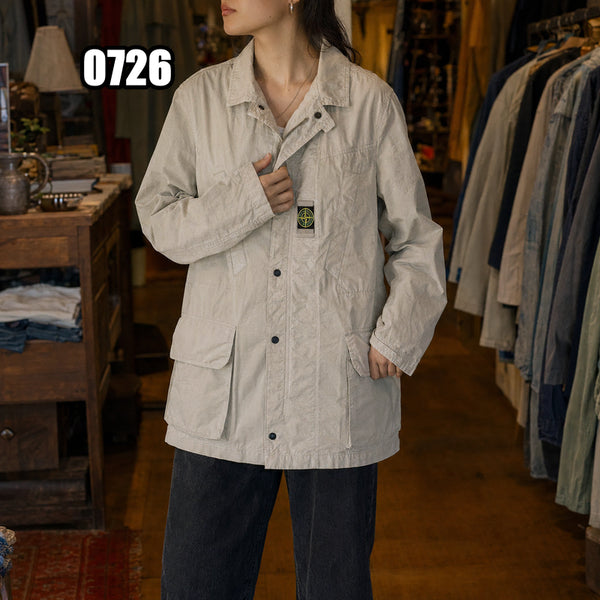 [BUNJANG] Stone Island David-TC Micro-Repellent Blazer SS 2008 / L 스톤아일랜드 2008 SS 시즌 데이비드 마이크로필버 블레이저