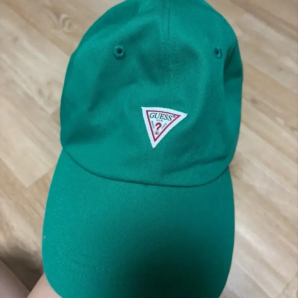 [BUNJANG] Guess Green Cotton Cap / 게스 볼캡 그린