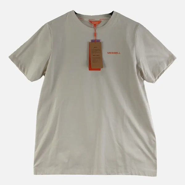 [BUNJANG] Merrell White Unisex T-Shirt (New) / 머렐 화이트 공용 95 반팔티 새상품 O1020