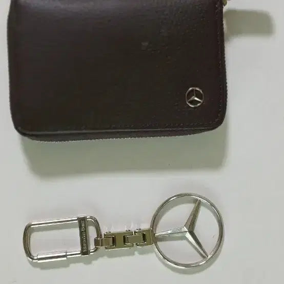 [BUNJANG] Mercedes-Benz Card Coin Wallet Dark Brown / 벤츠 카드 동전 지갑 다크브라운