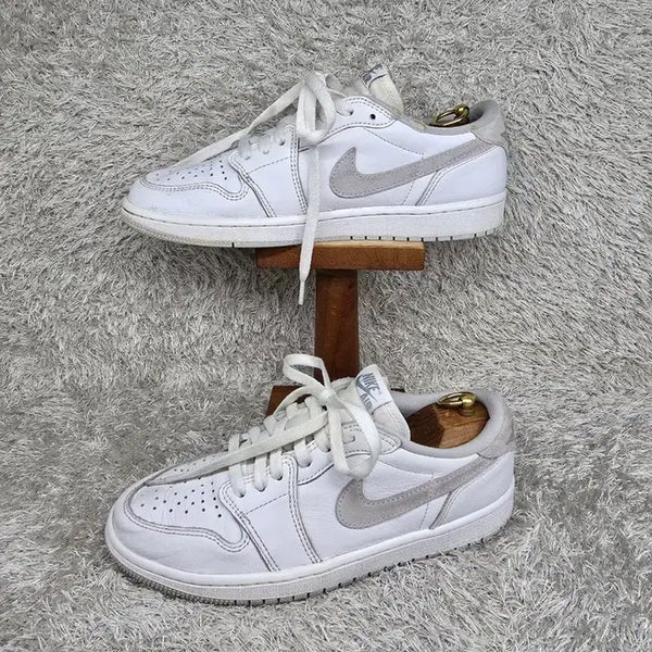 [BUNJANG] Nike Air Jordan 1 Low OG Neutral Grey Sneakers / 260 나이키 에어조던1 로우OG 뉴트럴그레이 스니커즈