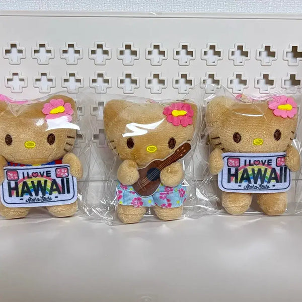 [BUNJANG] Hawaii Hello Kitty Doll Keyring / 하와이 헬로키티 인형 키링 새상품