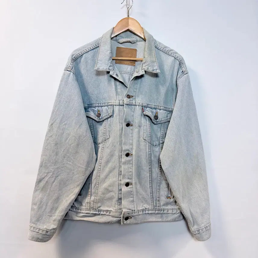 [BUNJANG] Levi's 70505-0313 Light Wash Denim Jacket (Large) / [90s USA]리바이스 빈티지 70507-0313 연청 데님자켓 (LARGE)