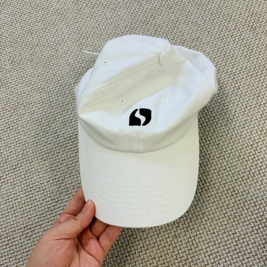 [BUNJANG] Vintage White Ball Cap / F 빈티지 화이트 볼캡 모자 0819D2
