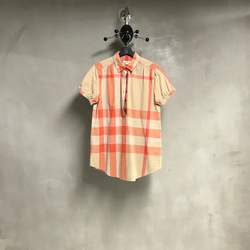 [BUNJANG] Burberry Brit Short Sleeve Shirt XL / 버버리 브릿 반팔 셔츠 XL(W)