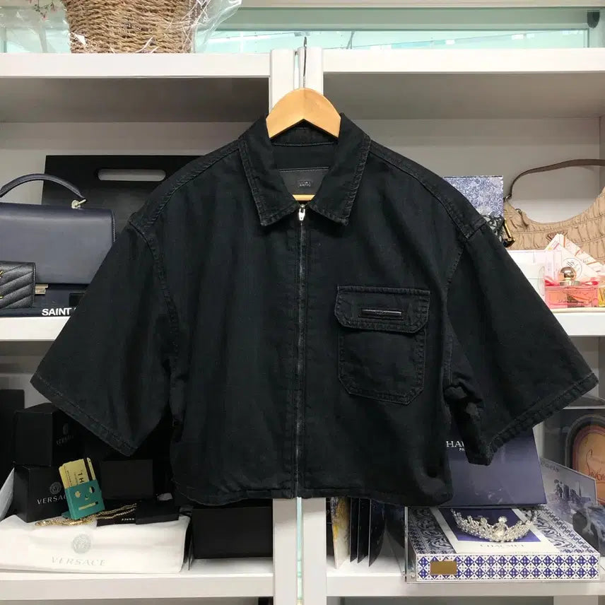[BUNJANG] JUUN.J Black Denim Jacket / [ JUUN.J ] 준지 블랙컬러 데님 자켓