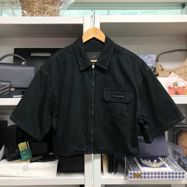 [BUNJANG] JUUN.J Black Denim Jacket / [ JUUN.J ] 준지 블랙컬러 데님 자켓
