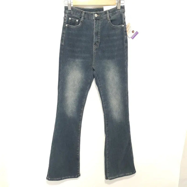 [BUNJANG] Remind Fleece Lined Denim Bootcut Pants / 리마인드 기모 데님 부츠컷 팬츠 L_W0825