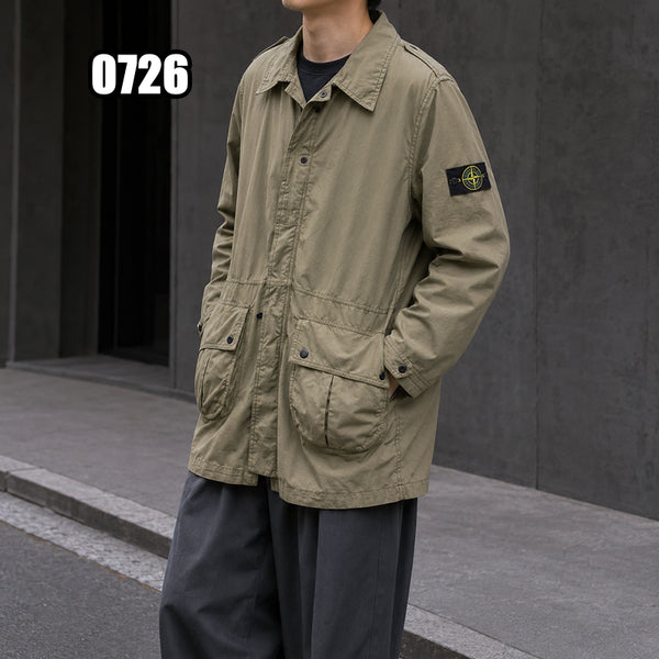 [BUNJANG] Stone Island 439WN Brushed Cotton Tela Jacket / M 스톤아일랜드 439WN 브러쉬드 코튼 텔라 자켓