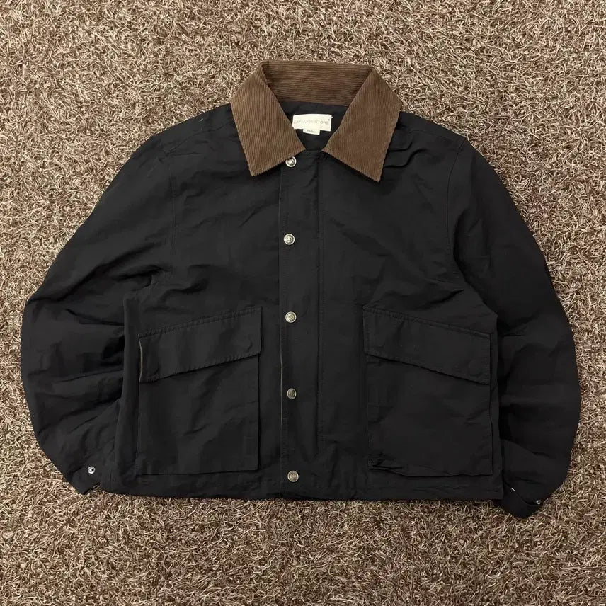 [BUNJANG] LAPOSTERIOR Corduroy Collar Cotton Work Jacket / M 라퍼지스토어 코듀로이 카라 코튼 워크 자켓