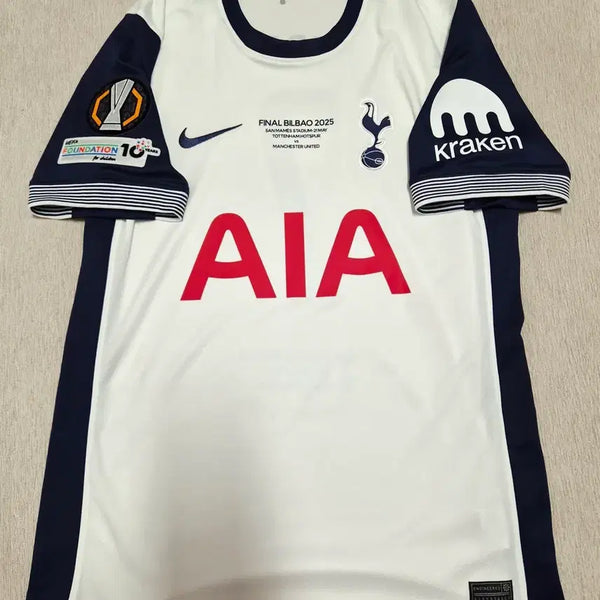 [BUNJANG] Tottenham Hotspur 24-25 Authentic Home Player Issue Kit - Son Heung-min / 24-25 토트넘 정품 홈 유니폼 손흥민 자컷 마킹 유로파 우승킷