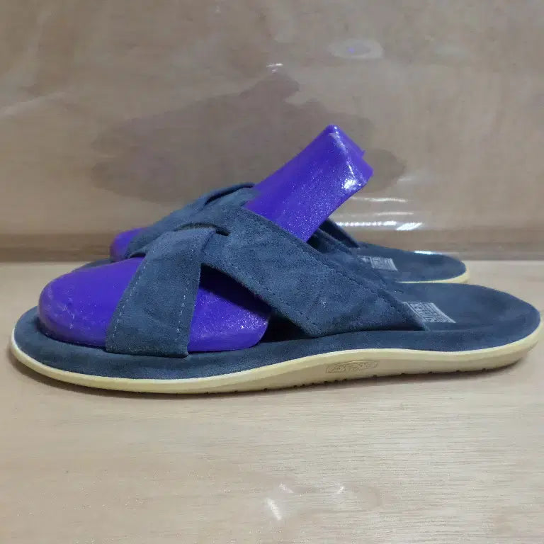 [BUNJANG] Island Slipper Navy Suede Flip Flops / 후루룩구제3 270 아일랜드 슬리퍼 네이비 스웨이드 조리 플리플랍260819