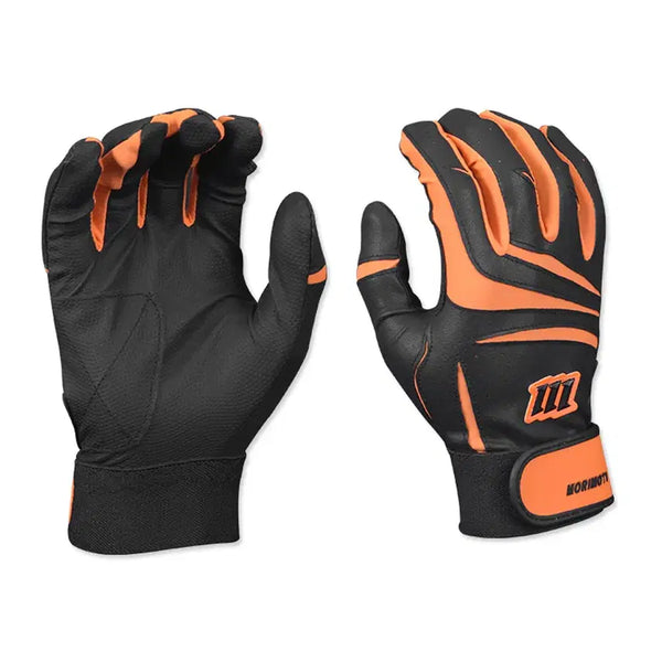 [BUNJANG] Morimoto Clint Baseball Batting Gloves Black/Orange XL / 모리모토 클린트 배팅장갑 블랙/오렌지 XL