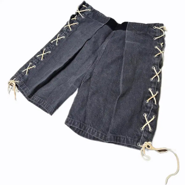 [BUNJANG] Capital 14oz Black Denim Easy Ranch GO Shorts / 캐피탈 14온즈 블랙 데님 이지 랜치 GO 쇼츠  3