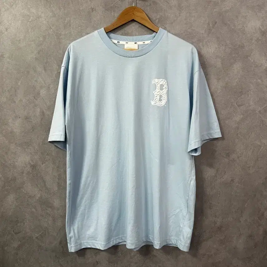 [BUNJANG] MLB Boston Red Sox T-Shirt Light Blue Size 100 / MLB 보스턴 레드삭스 반팔 티셔츠 하늘색 100