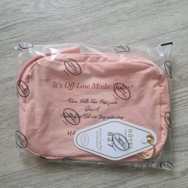 [BUNJANG] Hotel Pari 827 Wander Pouch Peach / 새상품) 호텔파리칠 827 wander pouch 피치색 파우치 판매해요!