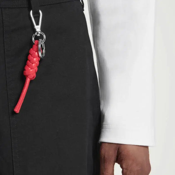 [BUNJANG] COS Leather Keyring Red / cos 레더 키링 레드