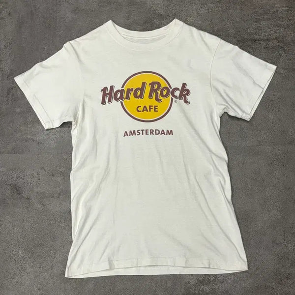 [BUNJANG] Hard Rock Cafe Amsterdam T-Shirt / 하드락카페 암스테르담 반팔 티셔츠