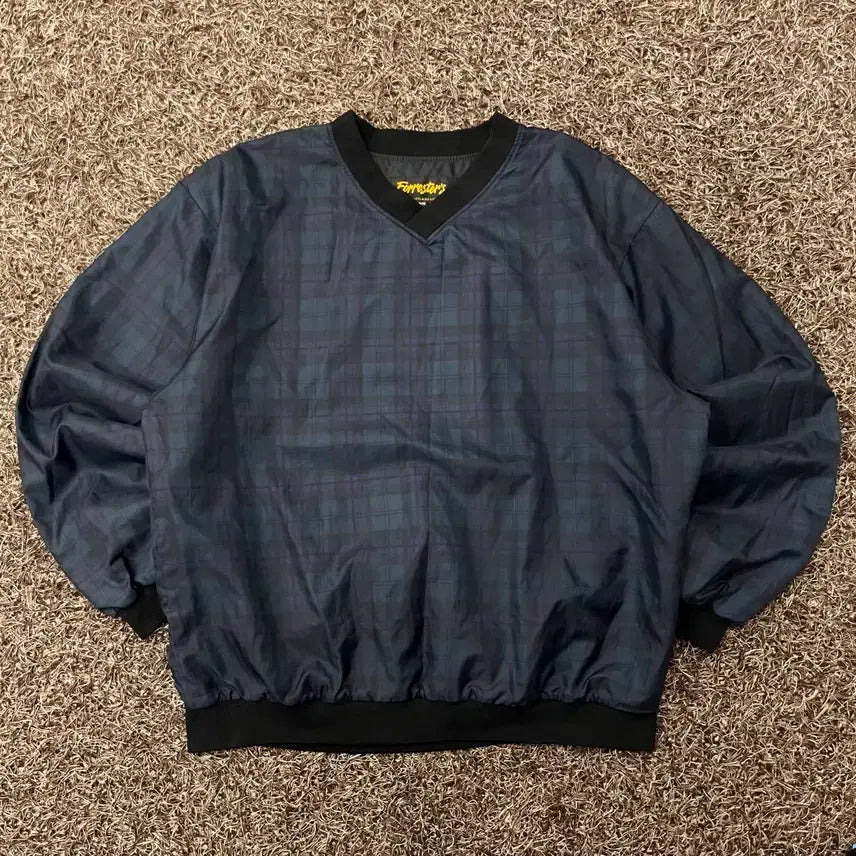 [BUNJANG] L Foresters Check Warm-up Sweatshirt / L 포레스터스 체크 웜업 맨투맨
