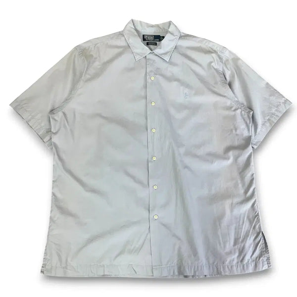 [BUNJANG] Polo Ralph Lauren Caldwell Cotton Short Sleeve Shirt L / 폴로랄프로렌 콜드웰 코튼 소라색 반팔 셔츠 L