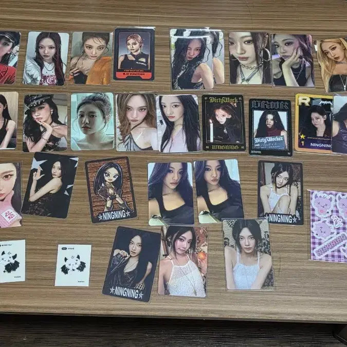 [BUNJANG] Aespa Ningning Photocard Sticker Set / 에스파 닝닝 포카 스티커