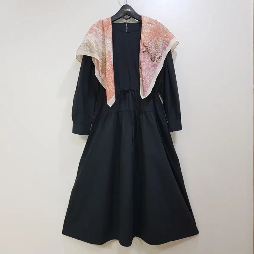 [BUNJANG] Autumn Waist String Shirred Dress / (새상품)가을용 허리스트링 원피스 66반까지