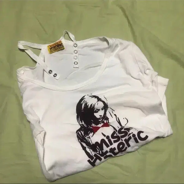 [BUNJANG] Hysteric Glamour Choker T-Shirt / 히스테릭 글래머 초커티