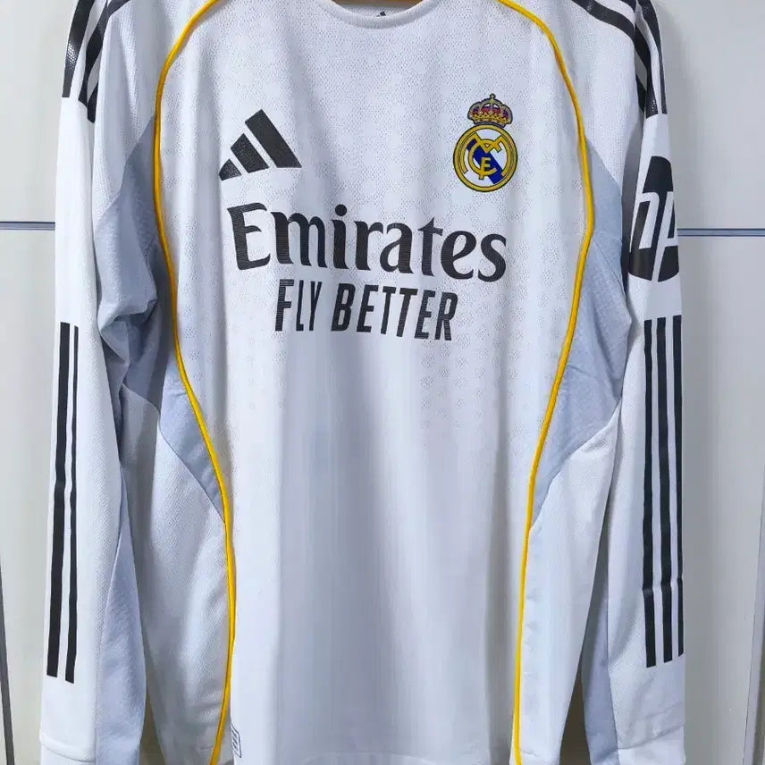 [BUNJANG] Real Madrid 25/26 Home Long Sleeve Jersey MBAPPE #10 / 레알마드리드 25/26 시즌 홈 긴팔 유니폼 MBAPPE