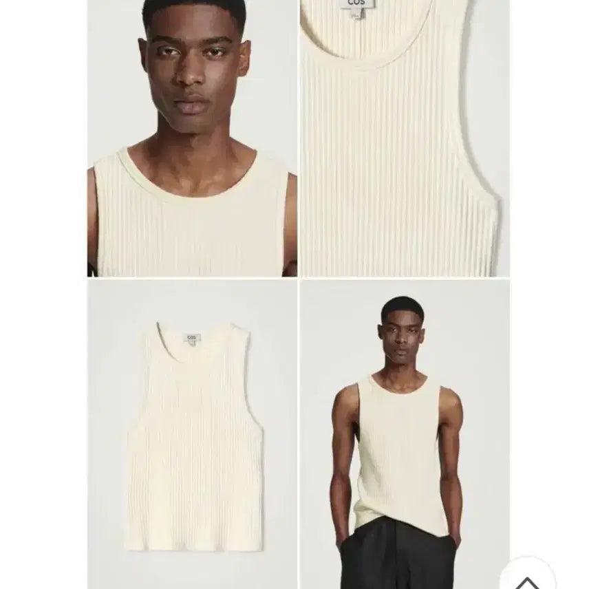 [BUNJANG] COS Ribbed Tank Top L / COS 골지 나시 L사이즈
