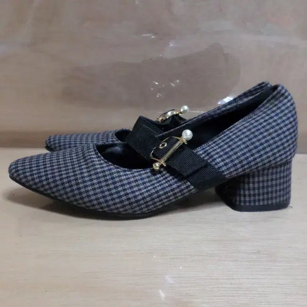 [BUNJANG] Formel Cammelle Mary Jane Pumps / 후루룩구제3 235 포멜카멜레 체크 메리제인 구두 펌프스 260819