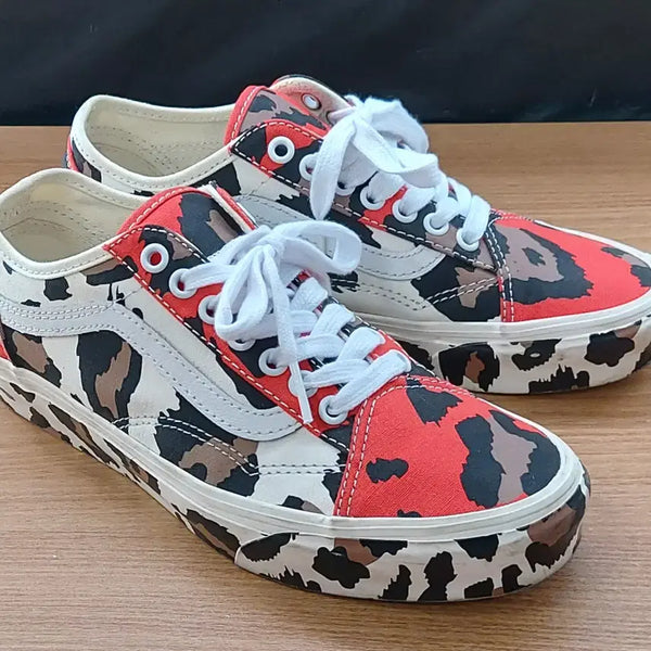 [BUNJANG] Vans Leopard/Animal OG "245" Sneakers / 반스 245 레오파드/애니멀. OG. A.