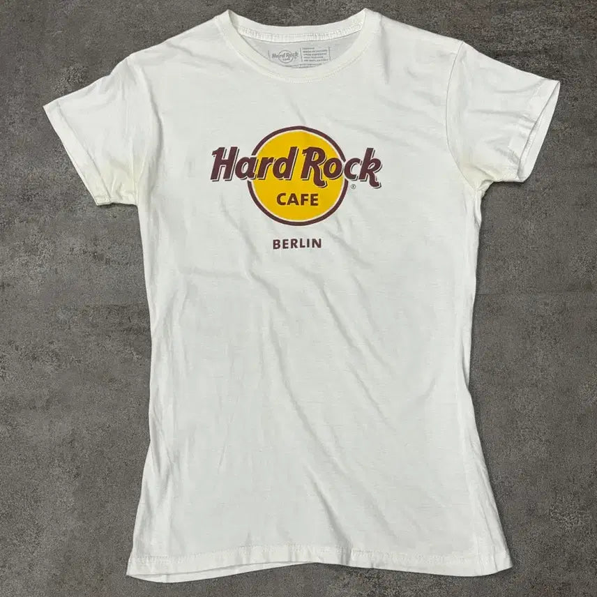 [BUNJANG] Hard Rock Cafe Berlin T-Shirt White M / 하드락카페 베를린 반팔 티셔츠 흰색
