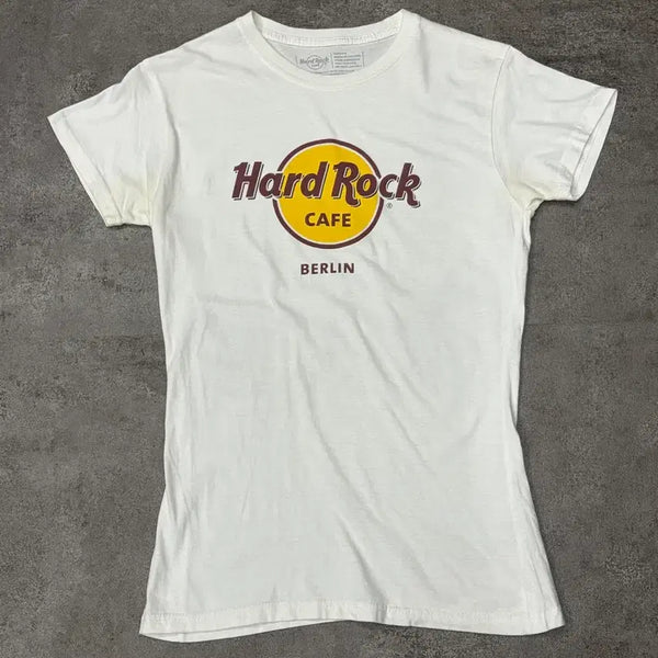 [BUNJANG] Hard Rock Cafe Berlin T-Shirt White M / 하드락카페 베를린 반팔 티셔츠 흰색