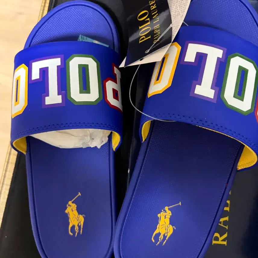 [BUNJANG] Polo Ralph Lauren Soren Slipper US 7 / 폴로랄프로렌 소렌 슬리퍼 새상품 240