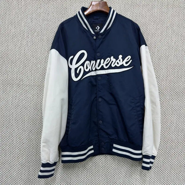 [BUNJANG] Converse Varsity Jacket Baseball Jacket M / 컨버스 바시티자켓 야구잠바 M H02440