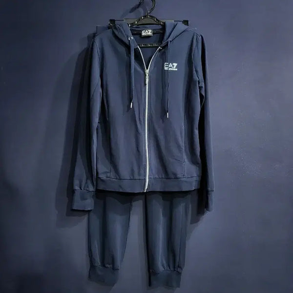 [BUNJANG] Emporio Armani Navy Tracksuit Set - Size S / 엠포리오 아르마니(셋업)