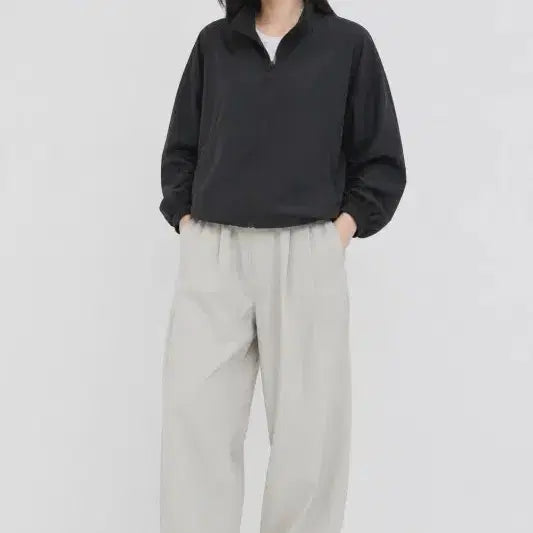 [BUNJANG] Women's Black Jacket L / 자주 블랙 여자 L 자켓 O0957