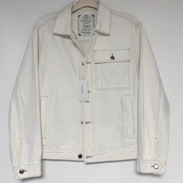 [BUNJANG] Beanpole Men's Trucker Jacket Ivory / (새상품) 빈폴 멘 트러커 자켓