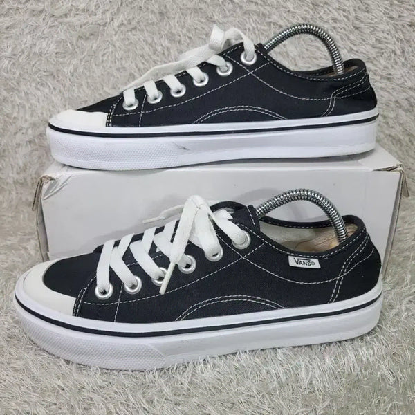 [BUNJANG] Vans Union Black Sneakers / 230 반스 유니온 블랙 스니커즈