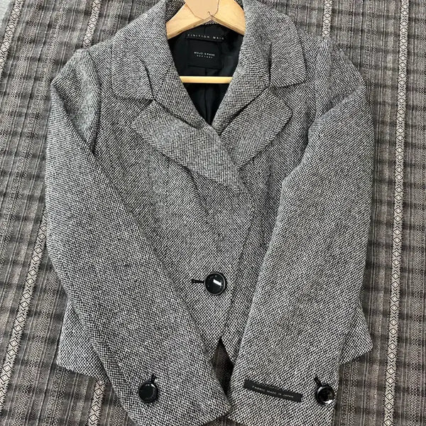 [BUNJANG] MOJO.S.PINE New York Check Pattern Tweed Jacket / 모조에스핀 뉴욕 체크패턴 트위드 자켓