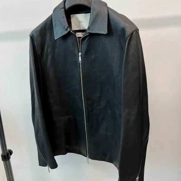 [BUNJANG] Dunst Collar Leather Jacket / 95-100) 던스트 카라 레더자켓