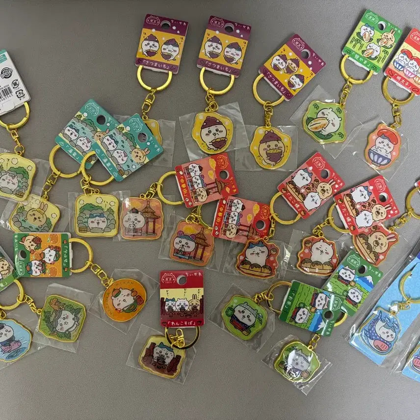 [BUNJANG] Cheekawa Metal Keychain Bundle Set (Hachiware, Usagi, Kurimanju) / 먼작귀 치이카와 메탈키링 하치와레 우사기 쿠리만쥬
