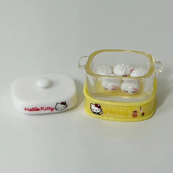 [BUNJANG] Miniature Hello Kitty Steamer / 미니어쳐 키티 찜기