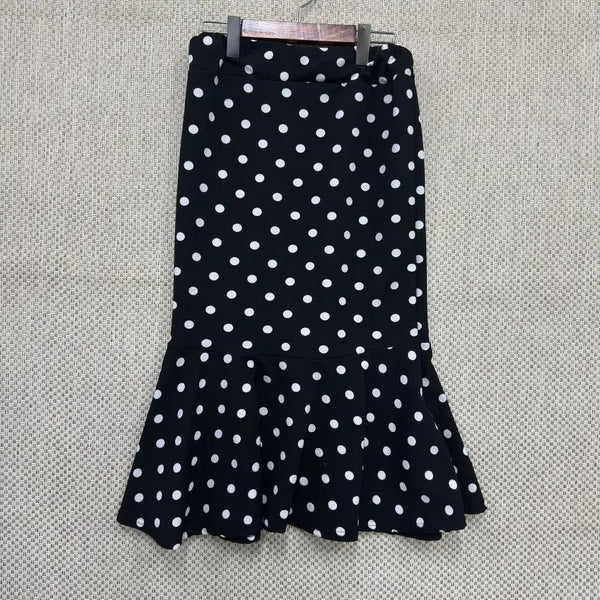 [BUNJANG] Vintage Polka Dot Mermaid Skirt 25-inch / 빈티지 도트 땡땡이 머메이드 스커트 25인치 H02313