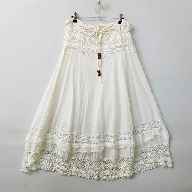 [BUNJANG] PARK GIRL Banding Skirt Ivory / PARK GIRL 밴딩 스커트 아이보리
