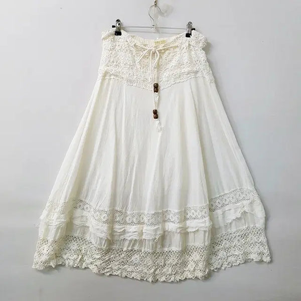 [BUNJANG] PARK GIRL Banding Skirt Ivory / PARK GIRL 밴딩 스커트 아이보리