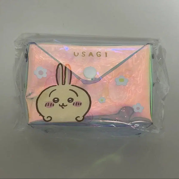 [BUNJANG] Monchhichi Usagi Hologram Pouch / 먼작귀 홀로그램 파우치 (우사기)