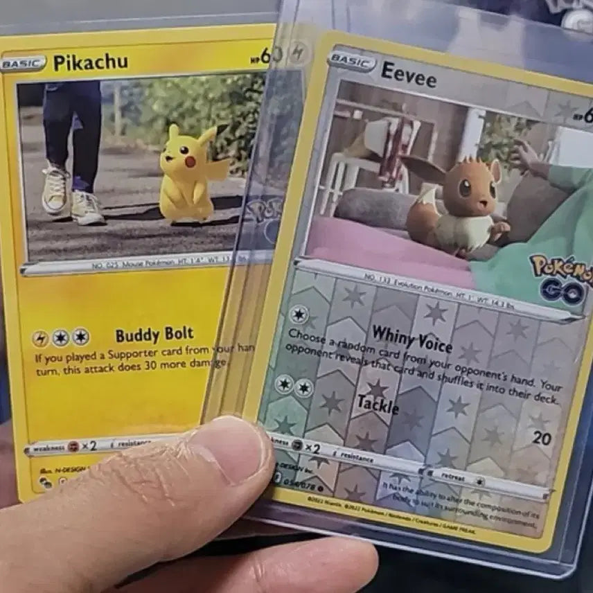 [BUNJANG] Pokemon Card Pikachu/Eevee GO Edition / 포켓몬 카드 피카츄/이브이 GO 에디션