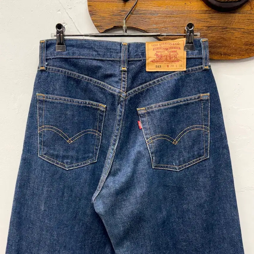 [BUNJANG] 90s Vintage Levi's 513 Regular Semi Loose Straight Jeans / 27) 90s 빈티지 리바이스 513