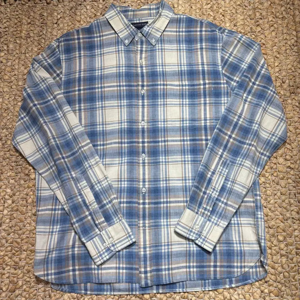 [BUNJANG] Lands End Plaid Shirt Size L / LANDS END 체크 셔츠 (ㅎ5892)